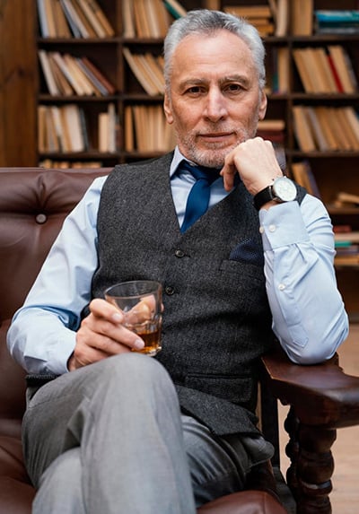 Portrait of a mature man